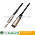 XLR cable, 1/4'' jack to XLR mic cable, CHINA microphone cable